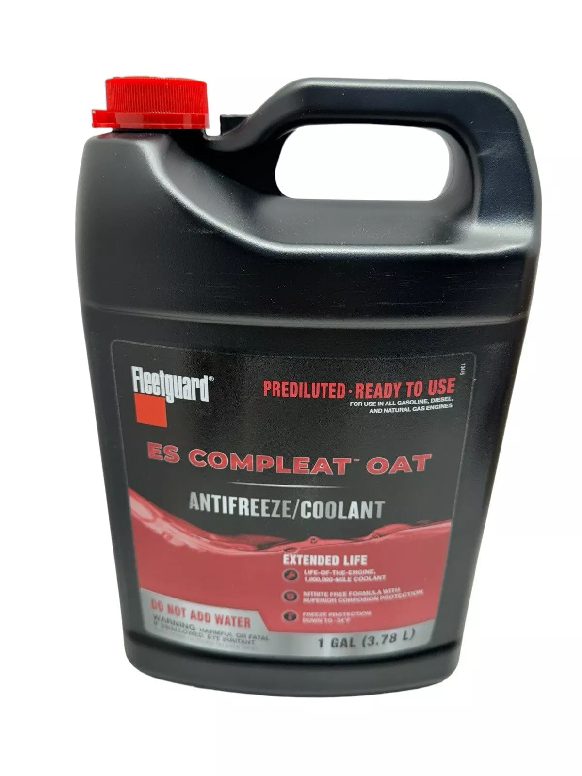 Fleetguard Coolant Antifreze Red 50/50 ES Compleat OAT