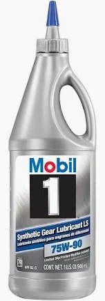 Mobil 1 Synthetic Gear Lubricant LS 75W-90, 1 Quart