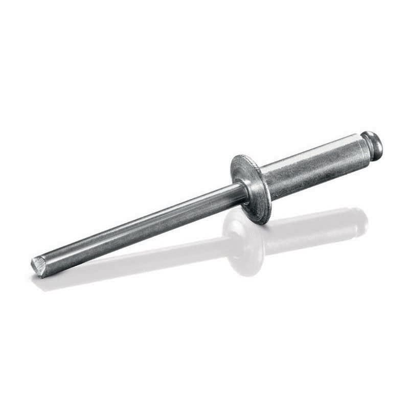  3/16 X 1/2 Aluminum Open End Blind Rivet