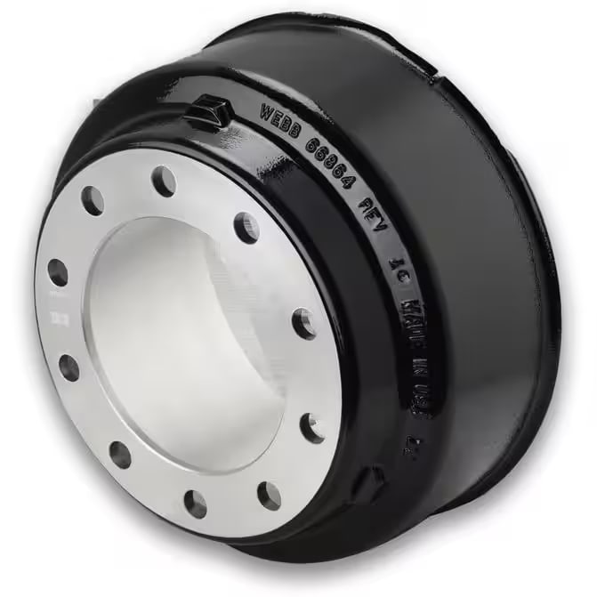 Webb 16.5" x 7" Outboard Mount Balanced Brake Drum