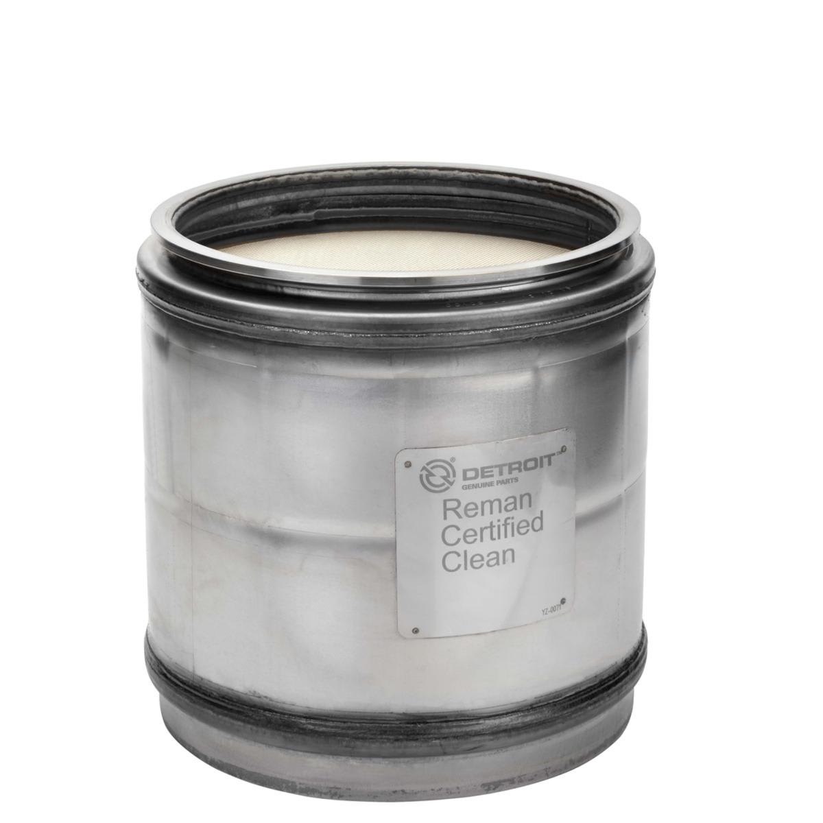 REMANUFACTURED - DIESEL PARTICULATE FILTER KIT, WITH CLAMP AND GASKET, DD13, DD15, DD16, 1-BOX, EPA10/GHG14