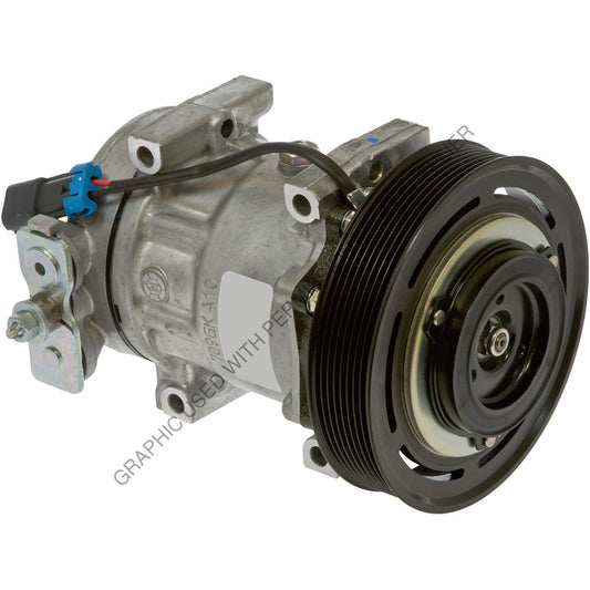 COMPRESSOR - 10S15C, 163 MM, 8 GROOVE, PV8, 12 VOLT