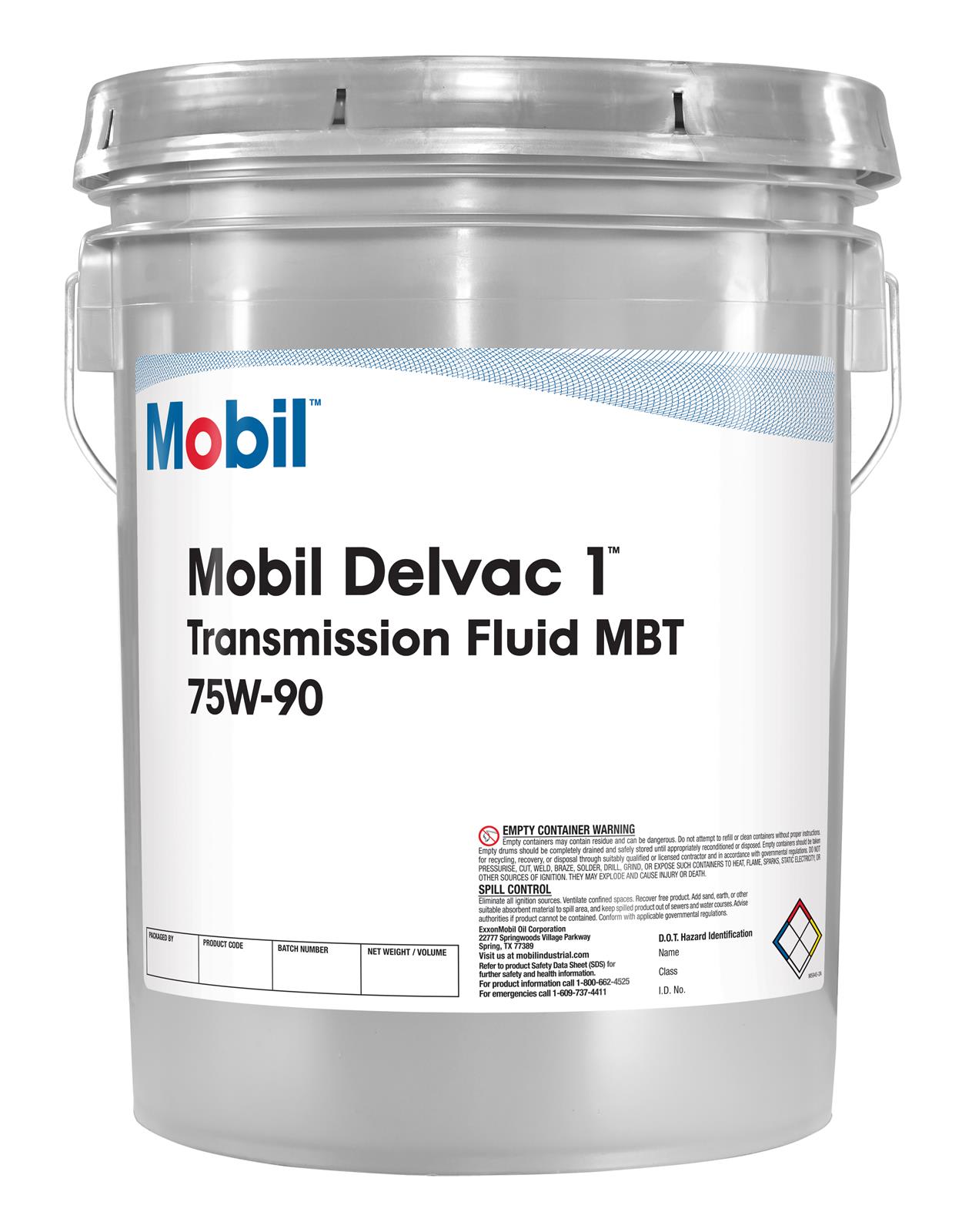 TRANS FLUID, M-DELVAC 1 MBT 75W-90, PAIL