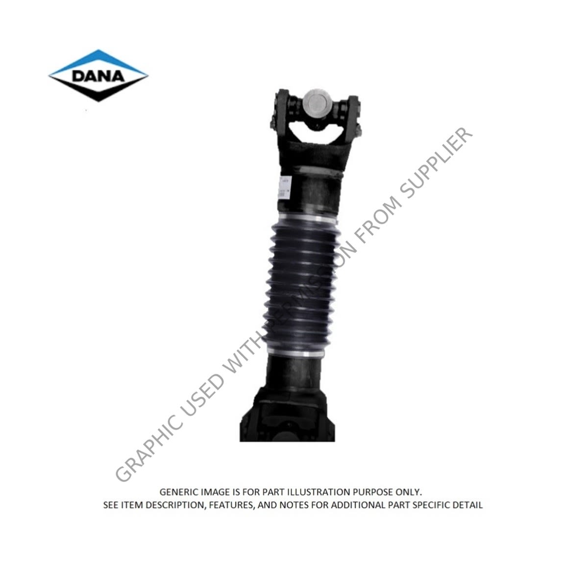DRIVE LINE - SPL250 SF, SLIP INTERAXLE, 18.7 INCH