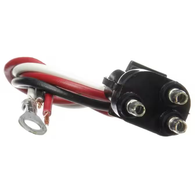 S/T/T PLUG, STRAIGHT PL - 3, STRIPPED END/RING TERMINAL, 11 IN.