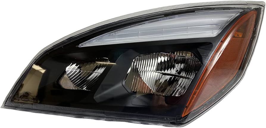 HEADLAMP LH BLACK LED FREIGHTL