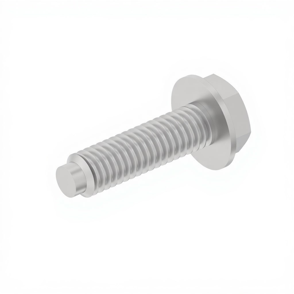 SCREW - TAPPING, HEXAGONAL WASHER HEAD, DOG POINT, 0.25-14 X 1