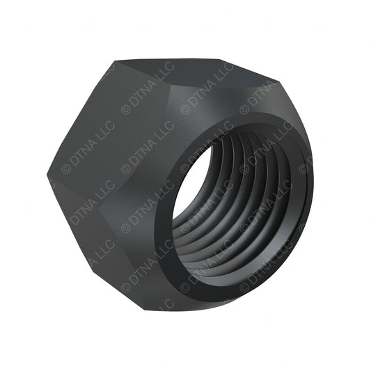 LOCK NUT, HEX, ZINC, ALUMINUM, BLACK, M12 X 1.5