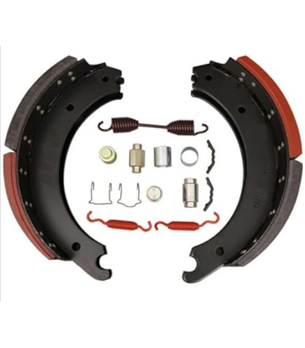 BRAKE SHOE - LINED SHOE KIT WITH HARDWARE, REMAN